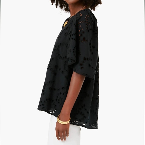 Black Eyelet Finley Flutter Sleeve Top
TUCKERNUCK - Picture 3 of 10